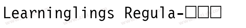 Learninglings Regula字体转换